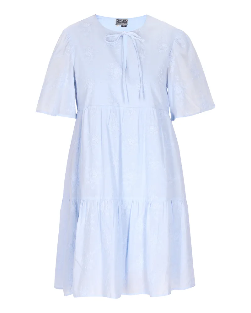 DreiMaster Kleid Frauen hellblau Beige