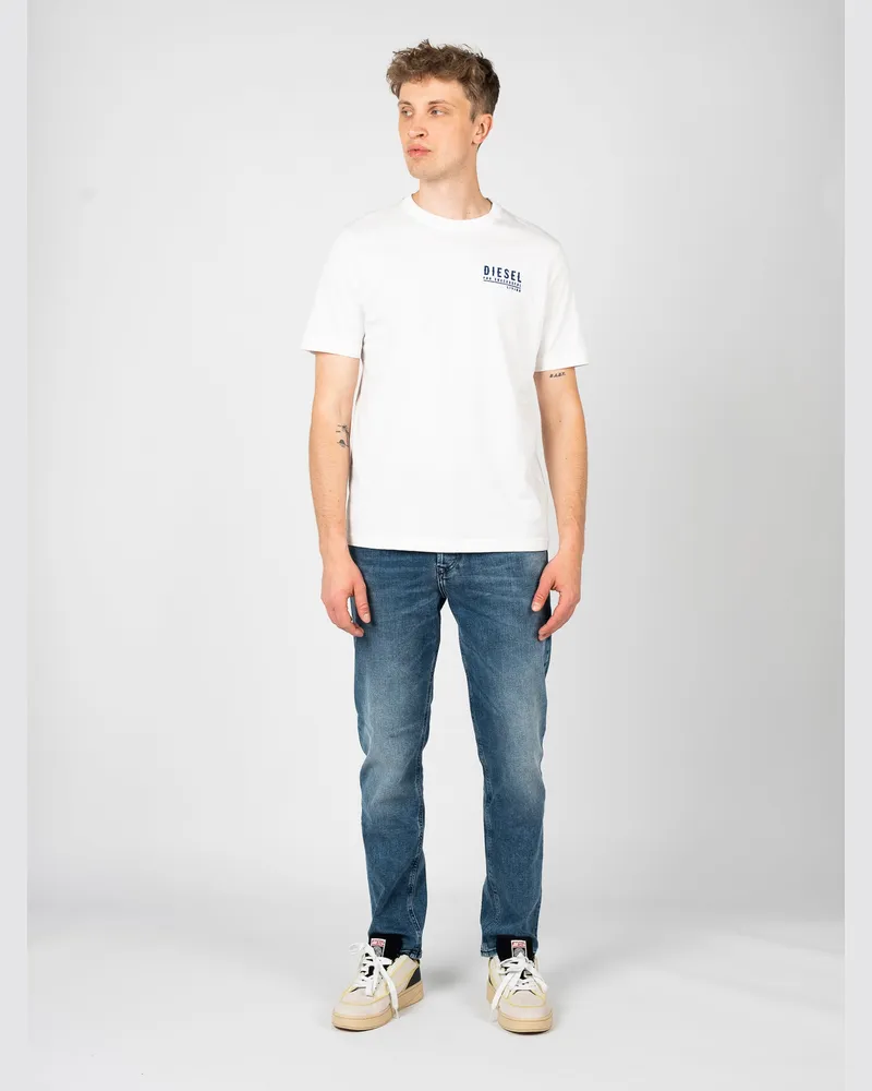 Diesel T-shirt T-Just Herren weiß Weiß