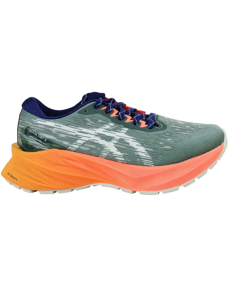 Asics Novablast 3 TR Damen Grüne Laufschuhe Grün