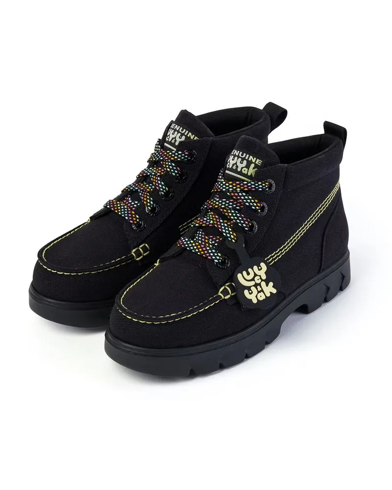 Kickers Kicker hi x Lucy Damen schwarze Stiefel Schwarz