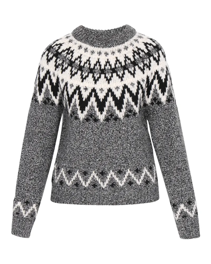 DreiMaster Pullover Frauen schwarz mehrfarbig Schwarz