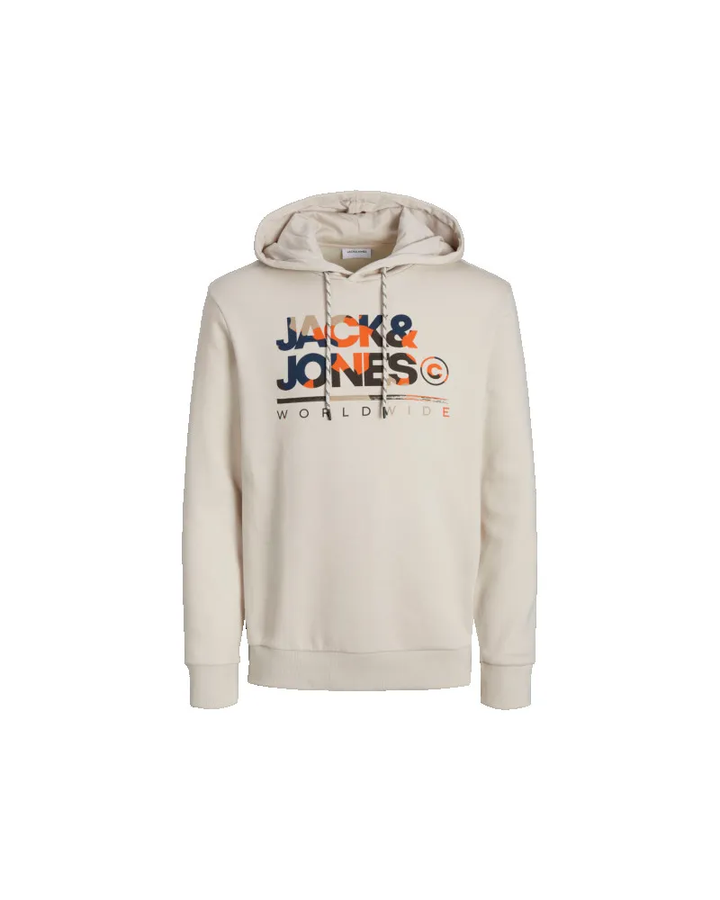 Jack & Jones Luke Sweat Hood  Beige Beige