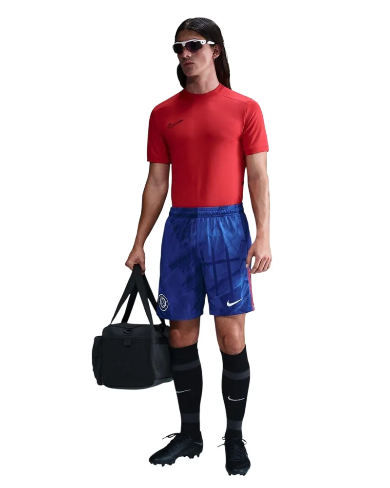 Nike 2025/2026" Fußballshorts für Herren/Damen Unisex (Blau/Weiß Blau