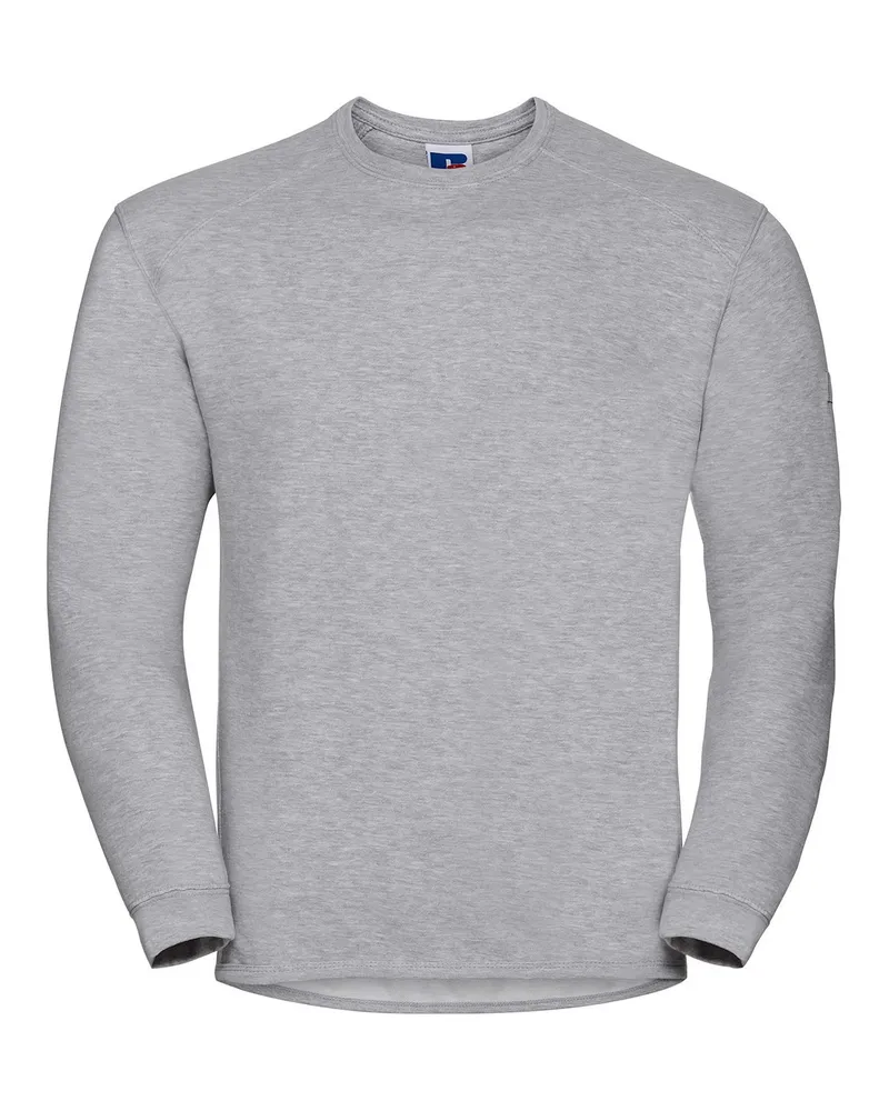 Russell Athletic Russell - Sweatshirt Schwer für Herren/Damen Unisex (Helle Oxfordfarbe Grau