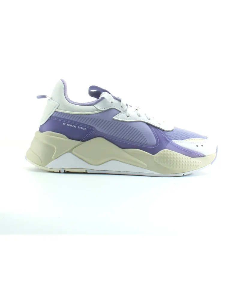 Puma RS-X Tech Purple White Textile Mens Schnürungstrainer 369329 05 Lila