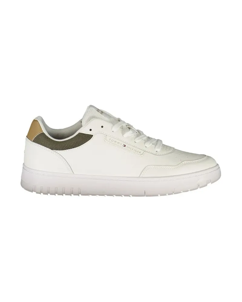 Tommy Hilfiger Sneaker aus Polyester für Herren - Weiß Weiß