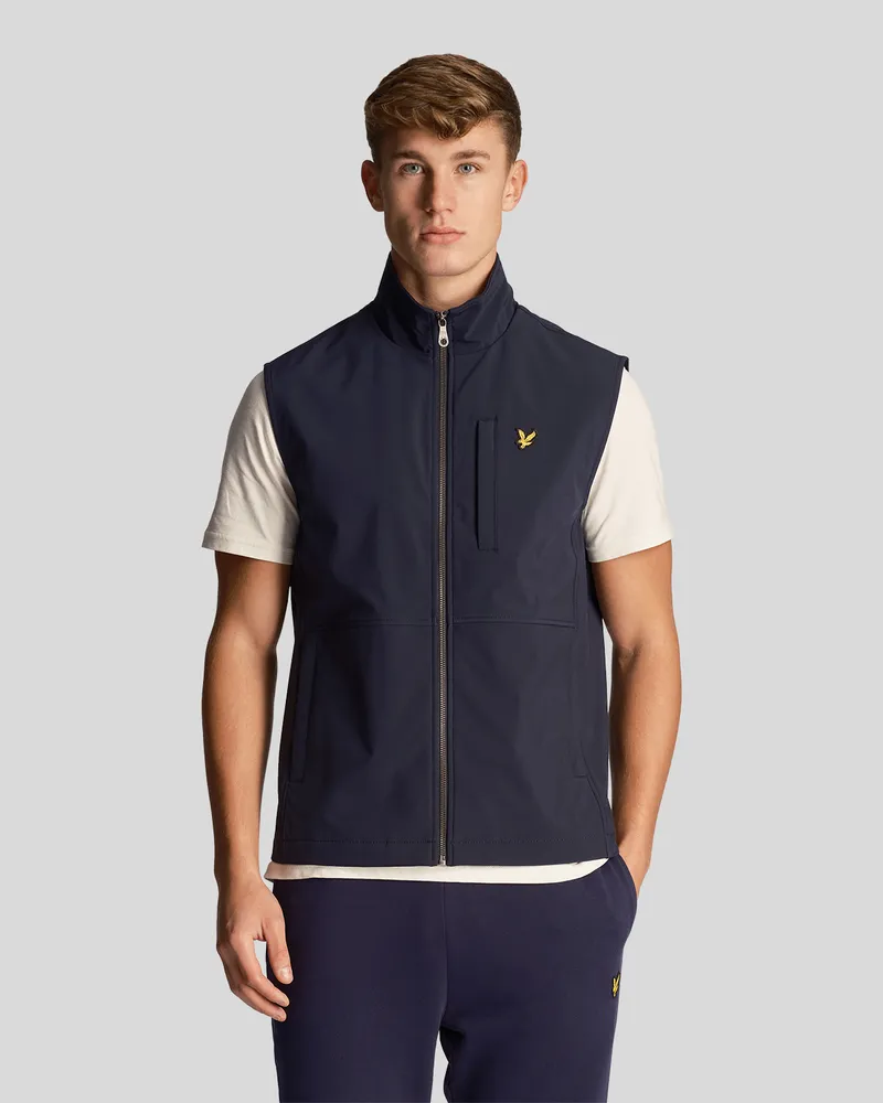 Lyle & Scott Softshell-Gilet für Herren in Marineblau Marineblau