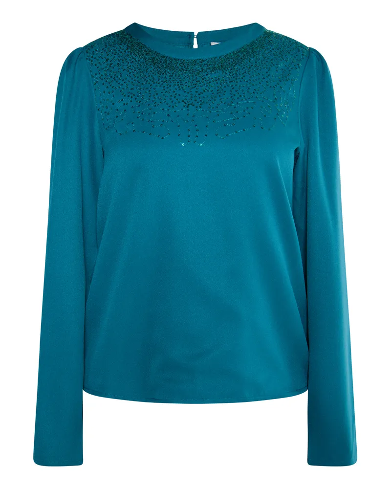Usha Bluse Damen blau/grün Türkis