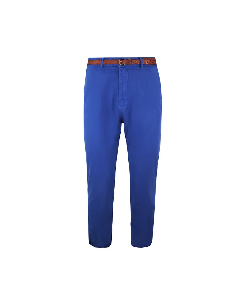 Scotch&Soda Stuart reguläre schlanke Fit Chinos Blue Mens Bottoms 136195 0214 Blau