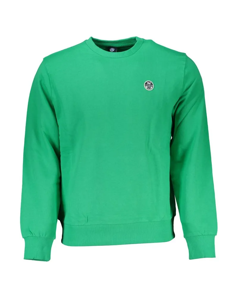 North Sails Klassisches Crewneck Sweatshirt Limettengrün