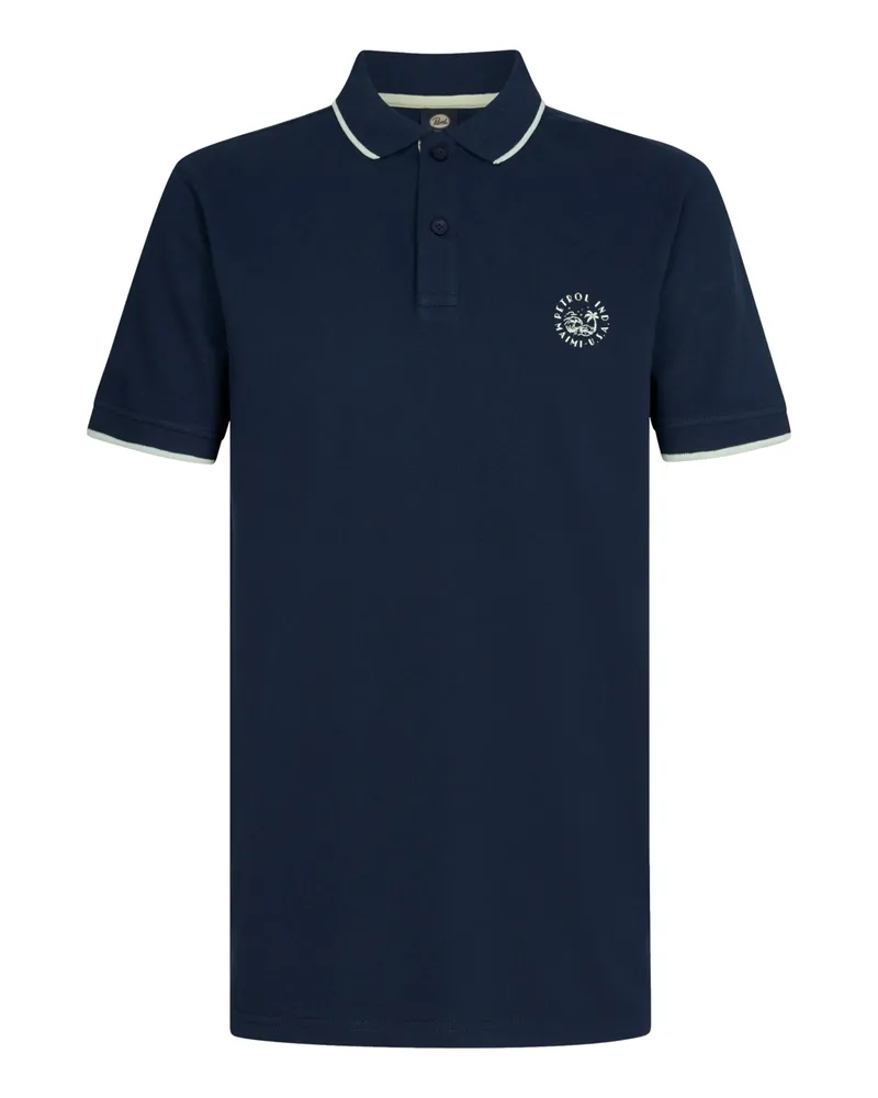 Petrol Industries Poloshirt Dunkelblau