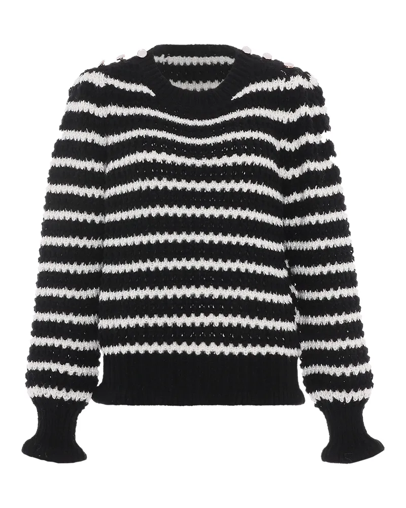 FAINA Pullover Damen schwarz Schwarz