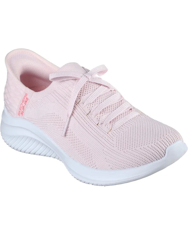 Skechers Ultra Flex 3.0 Brilliant Path Textil Damen Leichte Rosa Turnschuhe Rosa