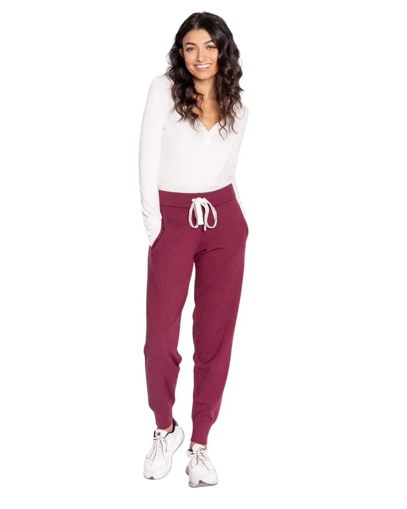 P.J. Salvage Jogginghosen für Damen (Bordeaux Bordeaux