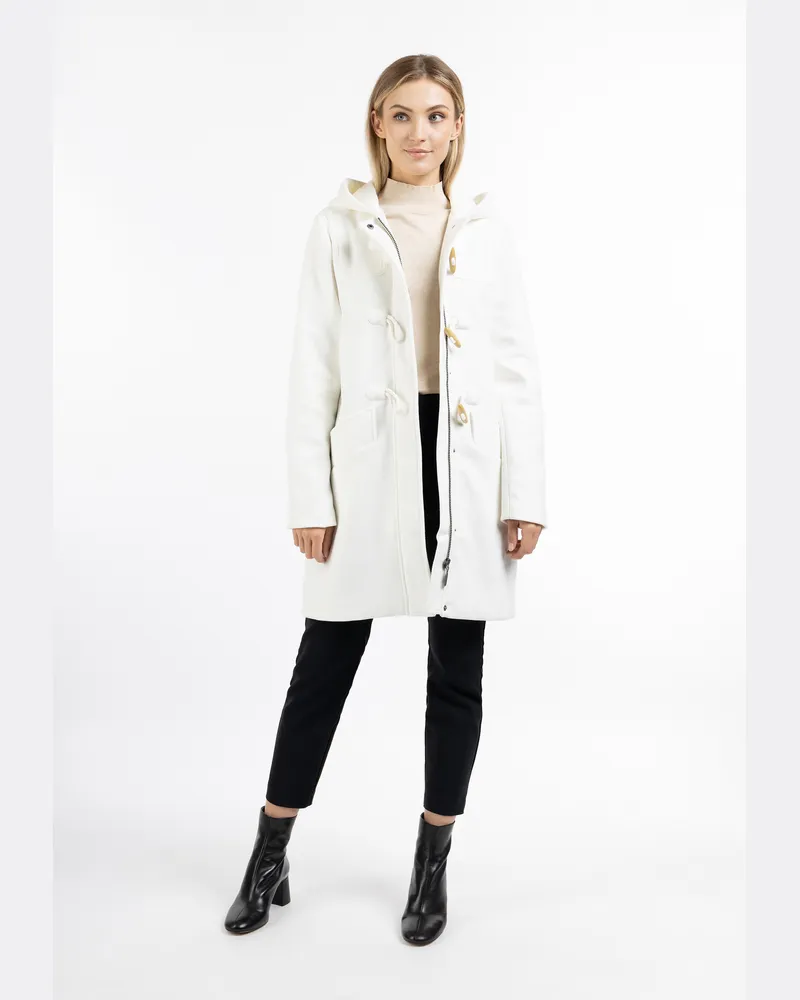 DreiMaster Dufflecoat aus Wollgemisch Damen Wollweiss Wollweiß