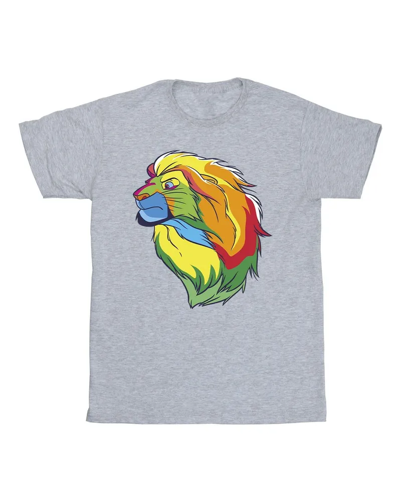 Disney The Lion King Colours" T-Shirt für Herren (Grau Hellgrau