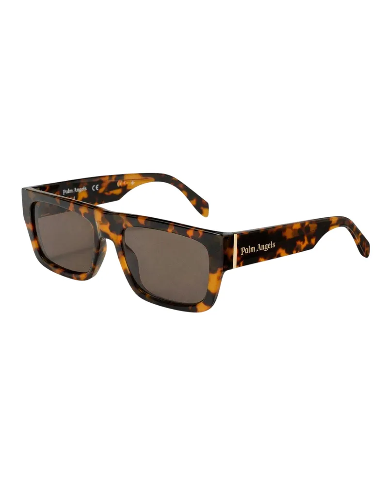 Palm Angels Pixley" Rechteck-Sonnenbrille für Herren (Havannabraun Dunkelbraun
