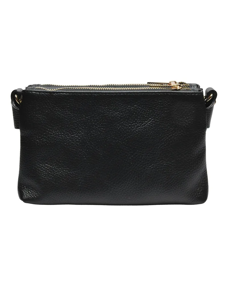 Luisa Vannini SCHWARZ Rindsledertasche Schwarz