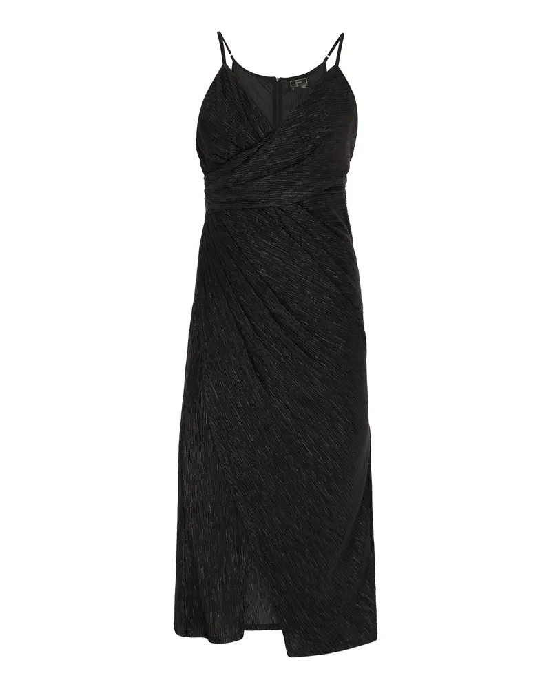 FAINA Kleid für Damen, schlichtes Etuikleid - Schwarz Schwarz
