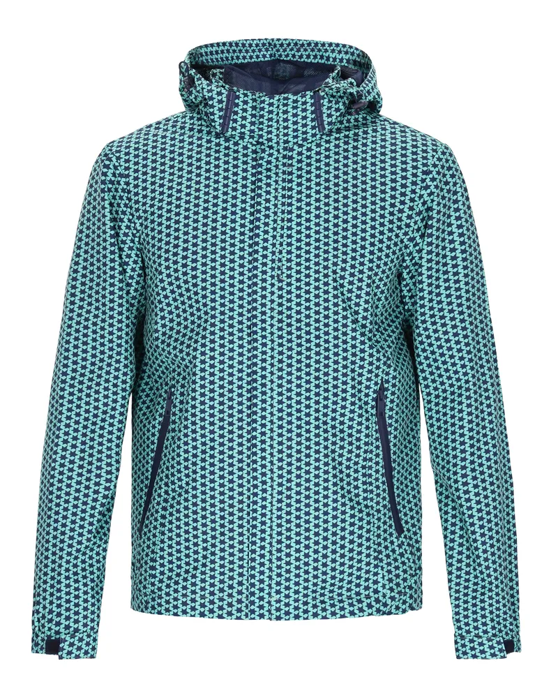 My Mo Jacke Herren Minze Marineblau