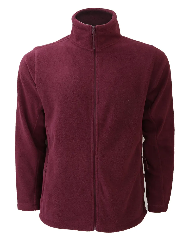Russell Athletic Russell Herren Outdoor-Fleecejacke (Burgunder Bordeaux