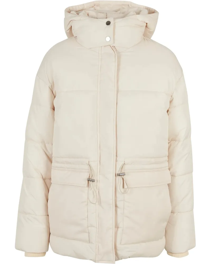 Urban Classics Steppjacke für Damen (Hell Sandfarben Wollweiß