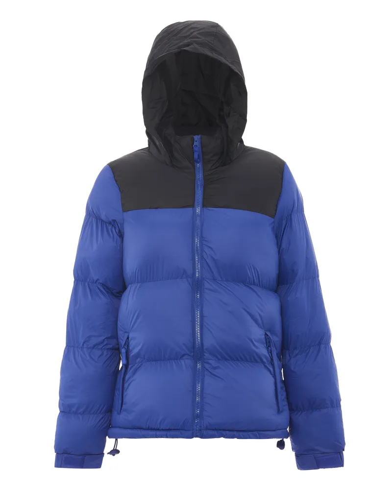 My Mo Wattierte Steppjacke Damen Kobalt Schwarz Blau