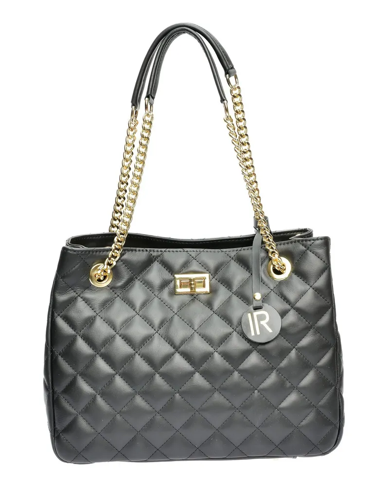 Isabella Rhea Schwarz Rindsledertasche Schwarz