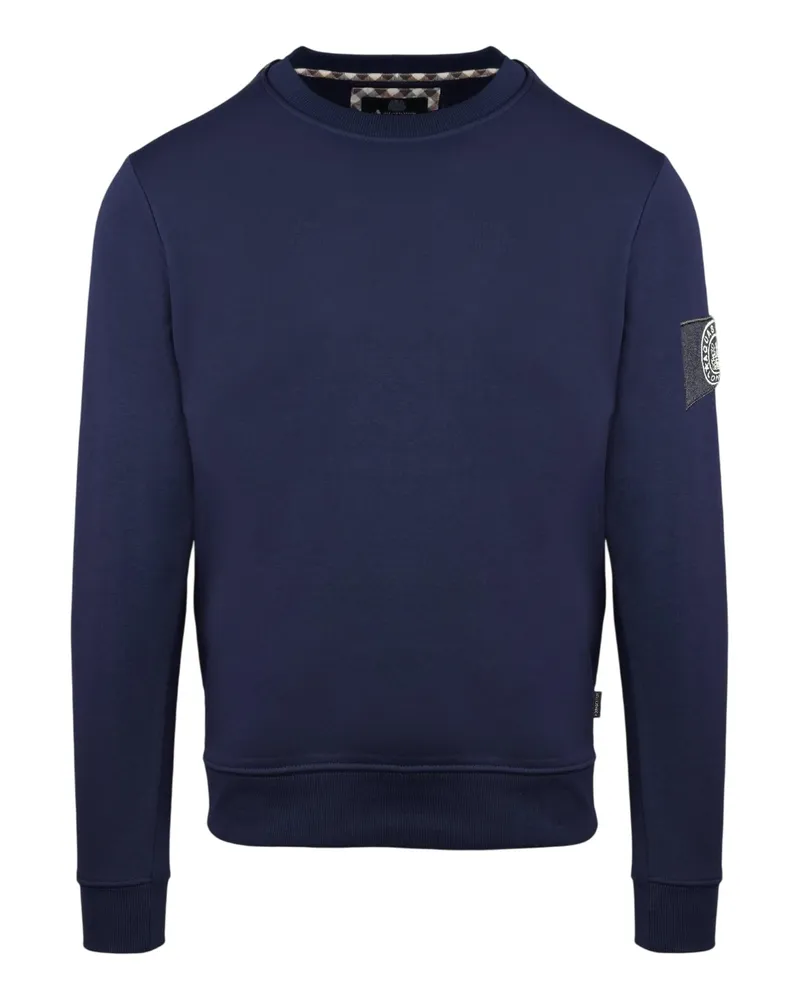 Aquascutum Sweatshirt für Herren (Marine Marineblau