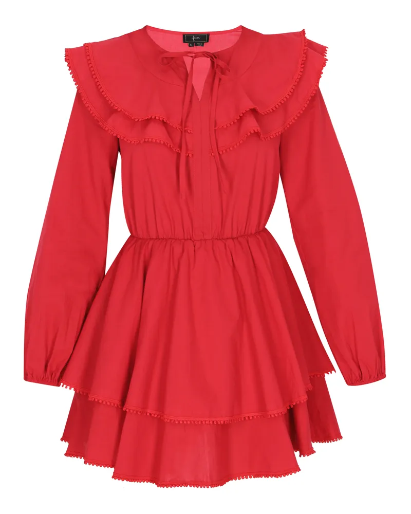 FAINA Kleid Damen verrotten Rot