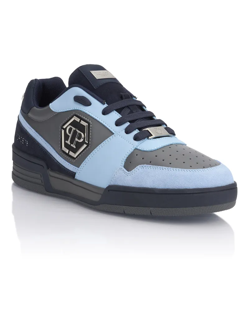 Philipp Plein Lo-Top Turnschuhe P-Force 78 Dunkelblau