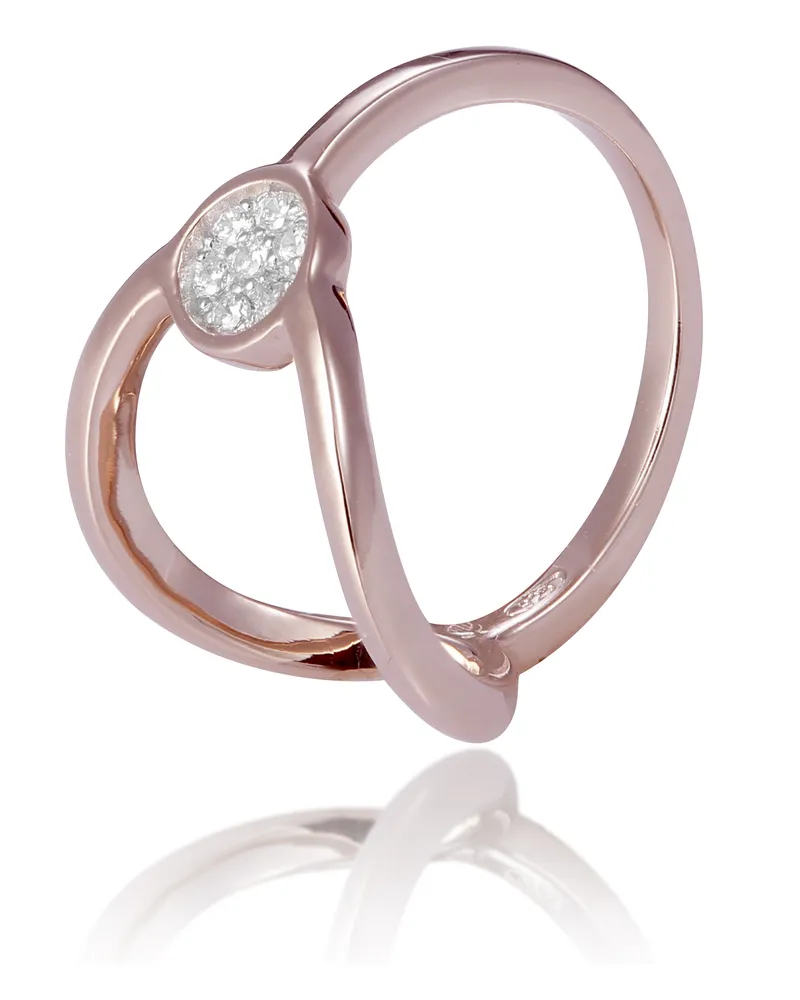 Orphelia Damen-Ring Sterling-Silber 925, Rosé, ZR-7439 Rosé