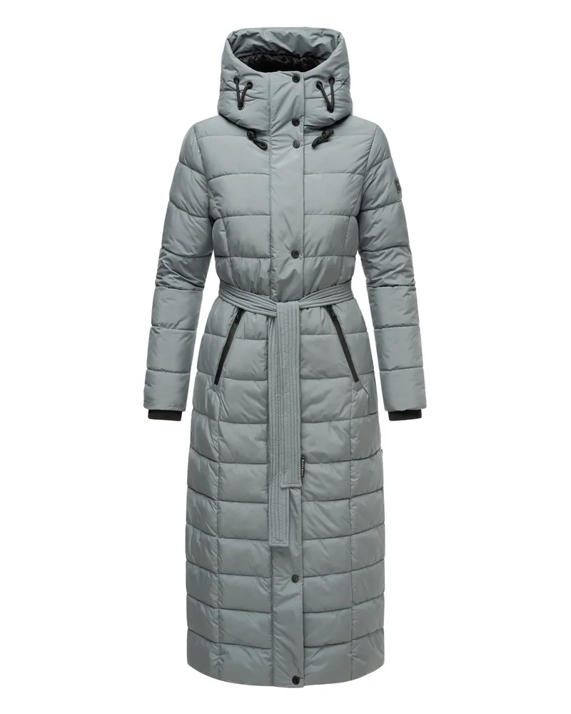 NAVAHOO Damen-Winter-Steppmantel „Das Teil“ – elegant und warm - Blau Blau