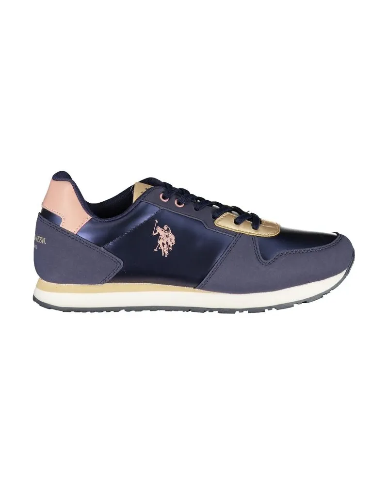 U.S. Polo Assn.  Lässige Sneaker in Marineblau und Gold Dunkelblau
