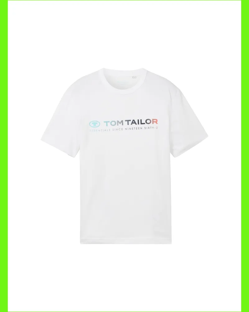 Tom Tailor T-Shirt - Weiß Weiß