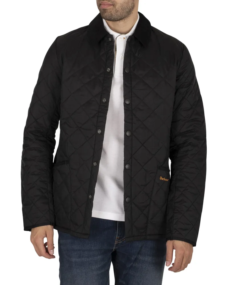 Barbour Heritage Liddesdale Quiltjacke, Schwarz Schwarz