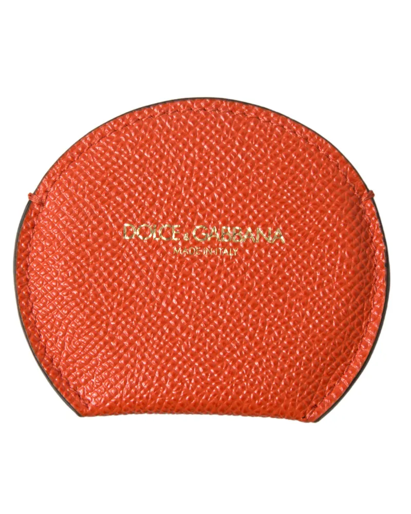 Dolce & Gabbana Halfmoon Münzgeldbörse Bp1659 Orange