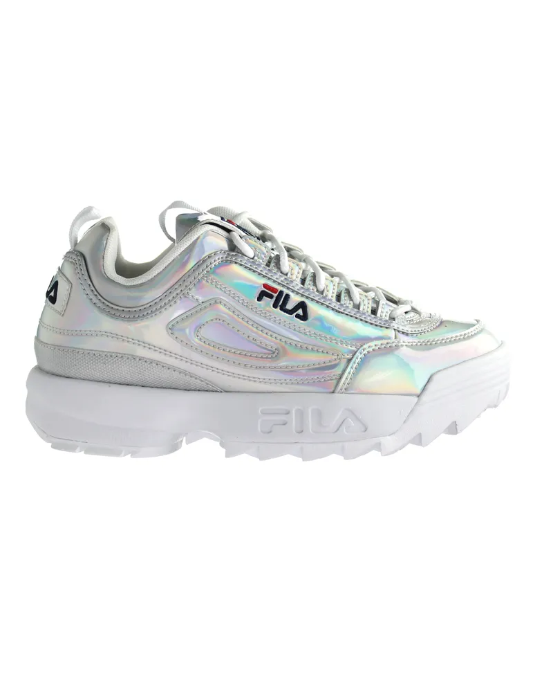 Fila Disruptor M Low Womens Silber Trainer Silber