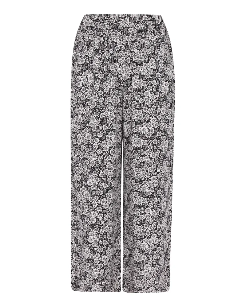 Usha Hose Frauen schwarz-weiß Schwarz
