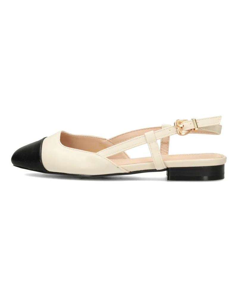 Haboob Damen Slingbacks - Wollweiß Wollweiß