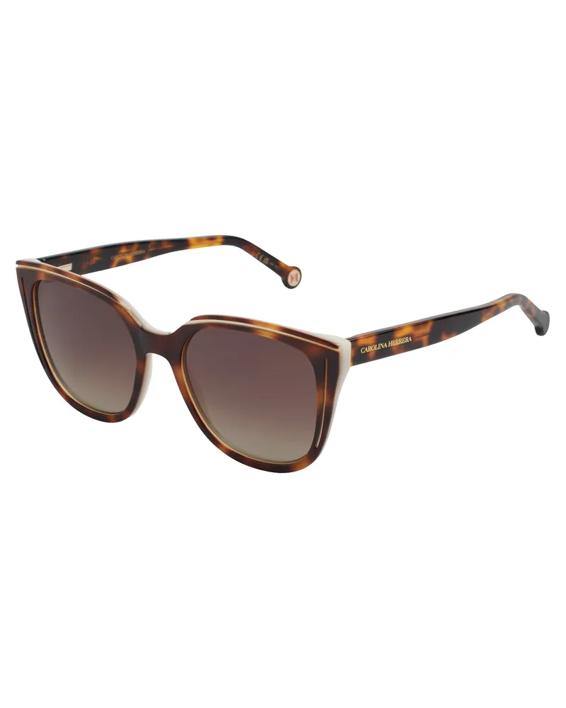 Carolina Herrera New York Cat-Eye-Sonnenbrille aus Acetat HER0144S  für Frauen Braun