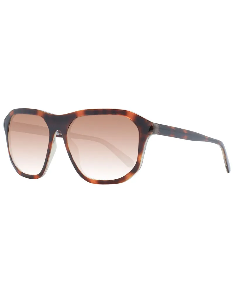 Guess Gu7626 Schildpattbraune Verlaufsonnenbrille Braun