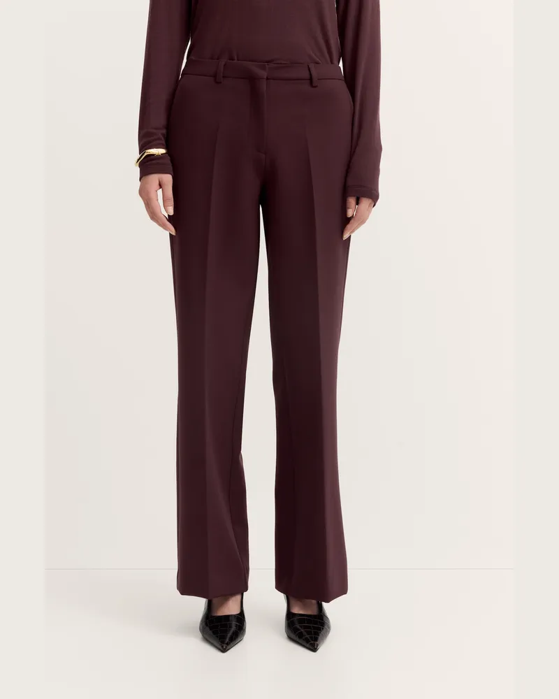 Bugatti Damen Freizeithose aus Viskose-Mix - Rostbraun Rostbraun