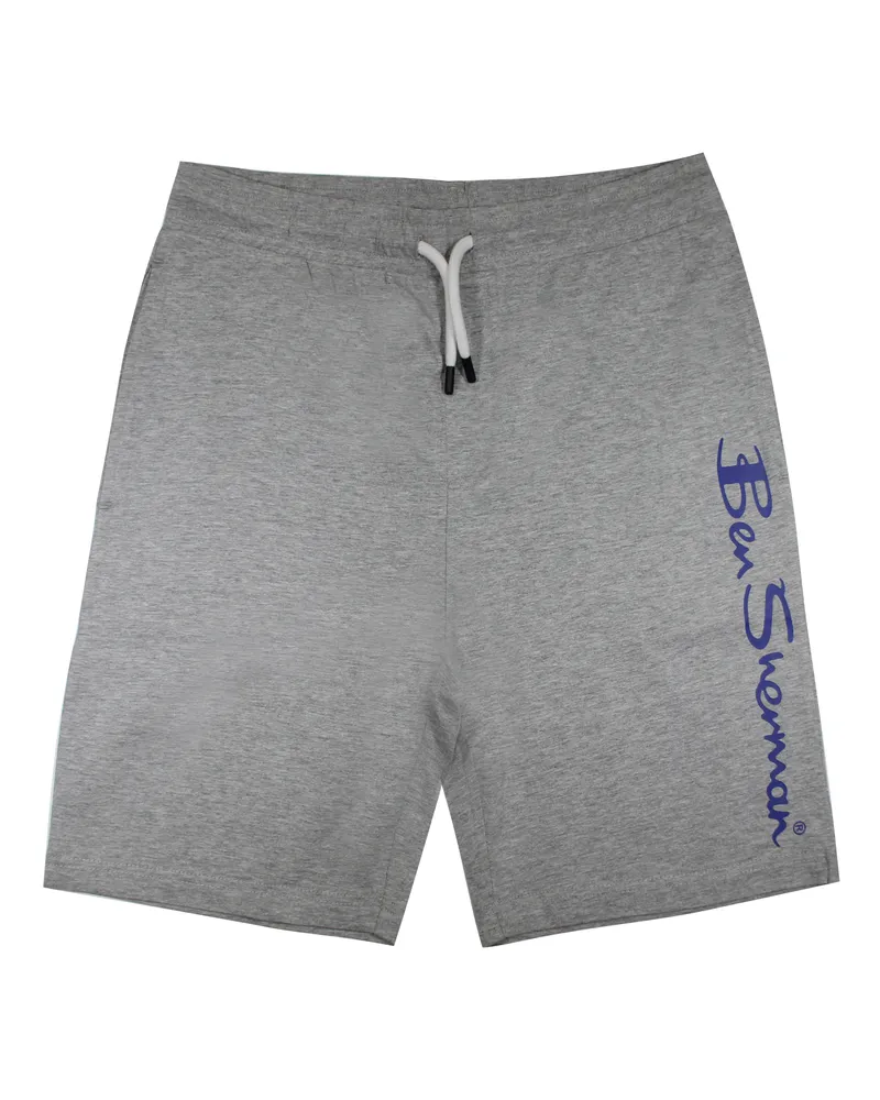 Ben Sherman Logo Herren graue Shorts Grau