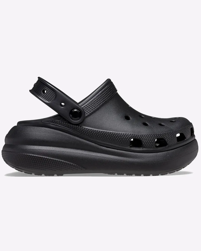 Crocs Sabots Classic Crush in schwarz Schwarz