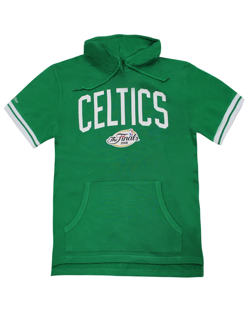 Mitchell & Ness Boston Celtics NBA Französisch Terry Herren Hoodie T-Shirt Grün