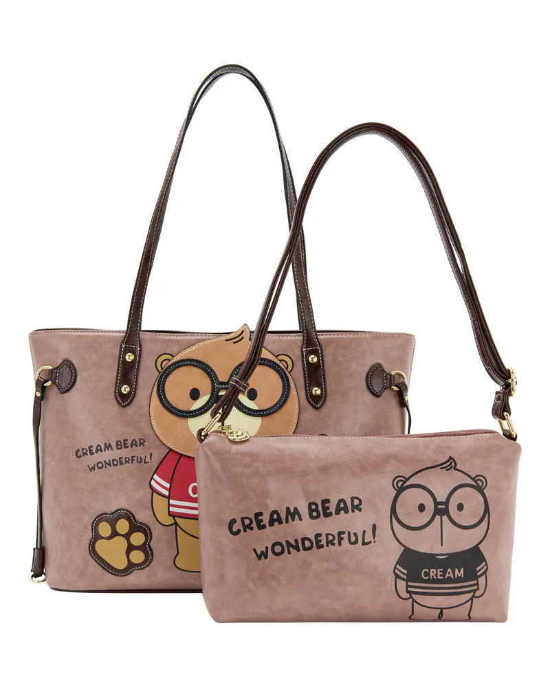My Mo 2-IN-1-Tragetaschen-Set 2-IN-1-Tragetaschen-Set Mädchen Rose Rosé