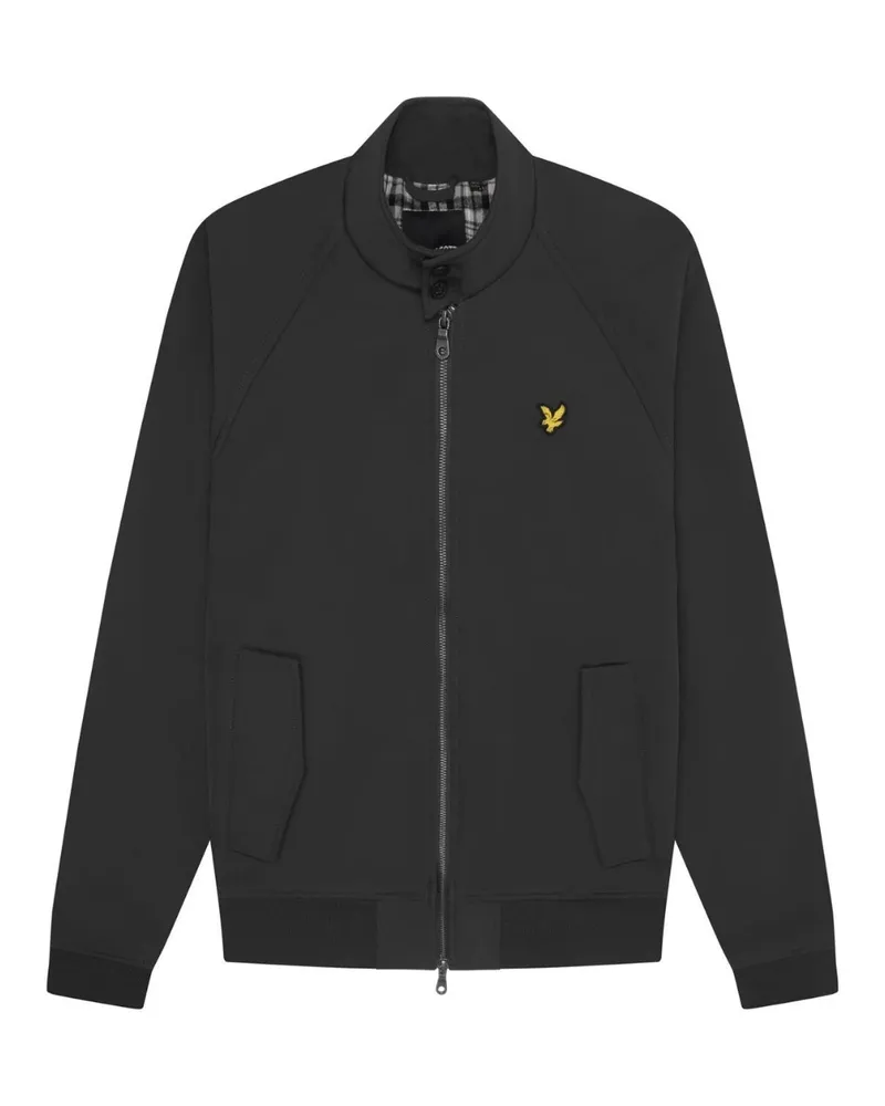 Lyle & Scott Branded Emblem Gunmetal Grey Soft Shell Jacke Grau
