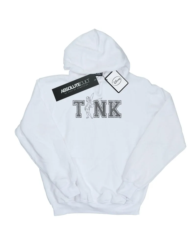 Disney Tinker Bell Collegiate Tink" Kapuzenpullover für Herren (Weiß Weiß