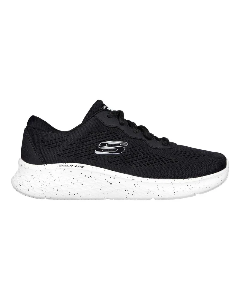 Skechers Gefleckt Sneaker für Damen (Schwarz/Weiß Schwarz